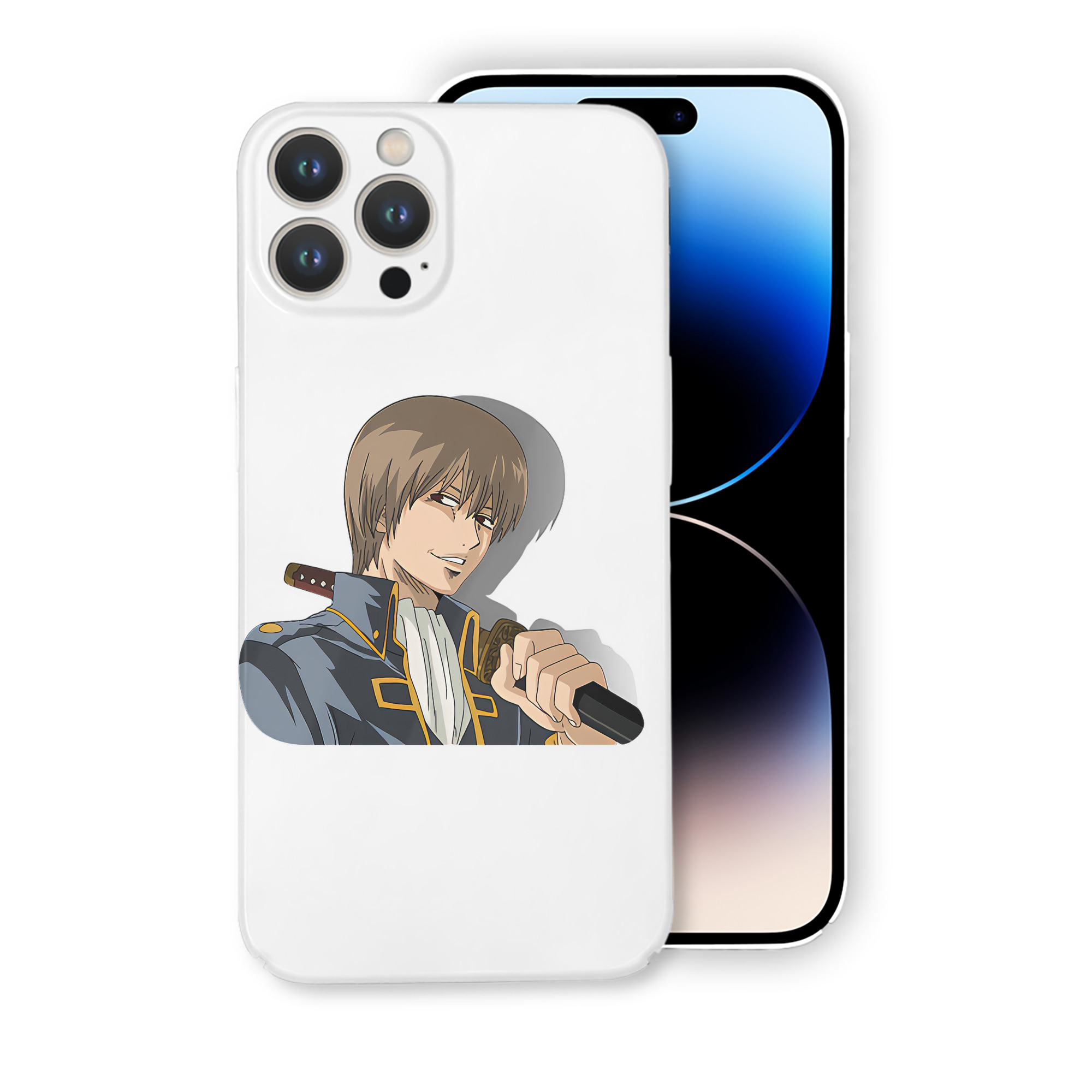（画像用） ぎんたま 坂田銀時（さかたぎんとき） 神楽 志村新八（しむら しんぱち） GINTAMA Sakata Gintoki Kagura Shimura Shinpachi 【iPhone 14シリーズ対応】ハードケース
